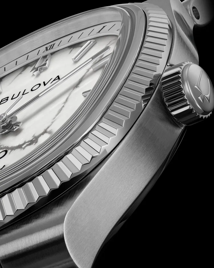White Dial Stainless Steel Bracelet Super Seville 96A344 | Bulova White Dial Stainless Steel Bracelet Super Seville 96A344 | Bulova